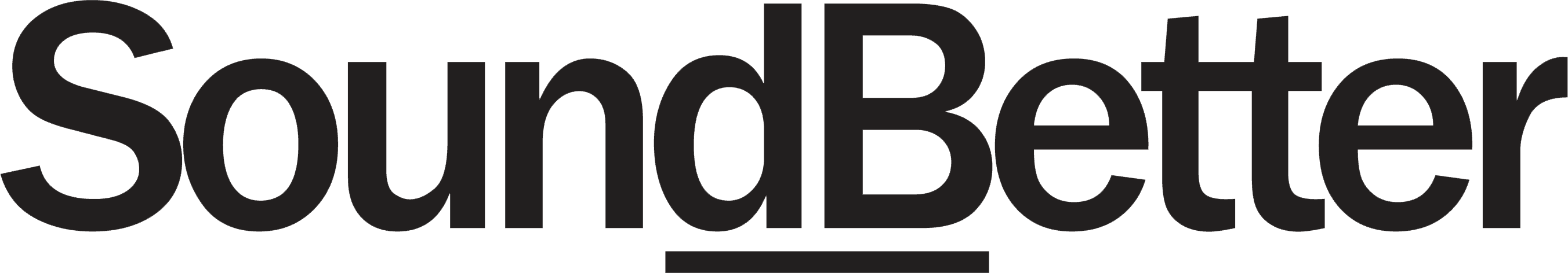 SoundBetter logo, black
